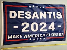 RON DESANTIS FLAG *FREE SHIP USA SELLER Make America Florida 2024 USA Sign 3x5 picture
