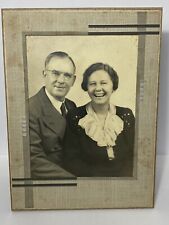 Vintage Photo Happy Couple Laughing Woman Cute Husband Wife 10