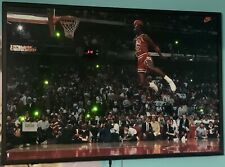 Vintage Michael Jordan #23 Free Throw Line Dunk Store Display Nike Sign picture