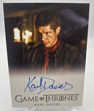 2021 Rittenhouse Game Of Thrones Karl Davies As Alton Lanniester Auto Autograph picture
