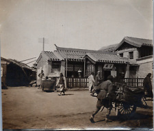 China, Tianjin, Village near the port, Vintage print, ca.1910 Vintage print ti print picture