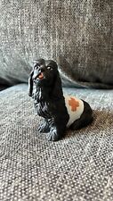 Vintage 1986 CURTIS Pub Co Norman Rockwell RED CROSS Bisque Dog Figurine Medical picture