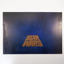 Press sheet  1978 theatrical release movie  STAR WARS  promotional materials picture