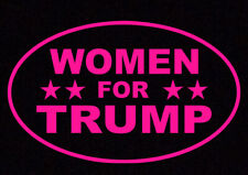 President Donald TRUMP 2024 SUPPORT STICKER WOMEN FOR TRUMP DECAL WINDOW BUMPER picture