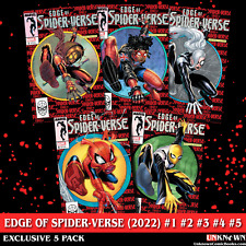 [5 PACK] EDGE OF SPIDER-VERSE (#1-#5) 1, 2, 3, 4, 5 UNKNOWN COMICS TYLER KIRKHAM picture