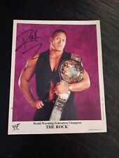 The Rock Wwf Wrestling Photo Signed Autographed  picture