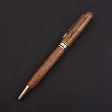 Personalized Maple Wood Ballpoint Pens set Customized Laser Engraved bulk pens picture