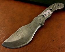 Handmade Pattern Welded Damascus Steel Knife Blank Blade-Mini Tracker-B11 picture