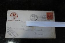 Vintage 1939 Handwritten Letter With Southern Pacific Stationary Air Mail Posted picture