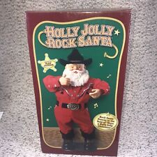 Holly Jolly Rock 62000 10 in Singing Hip-Swingin' Santa Cowboy 1999 picture