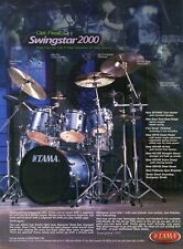2000 Print Ad of Tama Swingstar Drums Abe Cunningham, Morgan Rose, Paul Bostaph picture