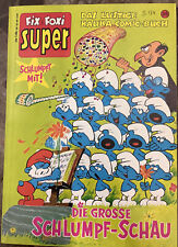 Fix and Foxi Super The Big Smurf Show German 1970 Comic Graphic Novel picture