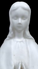 Vintage Mid Century Napco Japan Madonna Virgin Mary Figurine White Bisque 12