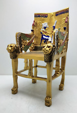RARE ANCIENT EGYPTIAN ANTIQUES Figure Throne Of Pharaonic King Tutankhamun BC picture