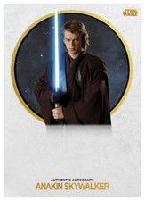 Hayden Christensen STAR WARS Custom Card for Autograph Signings picture
