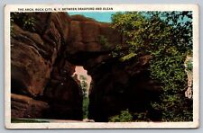 The Arch Rock City Between Bradford PA and Olean NY Formations Postcard  picture