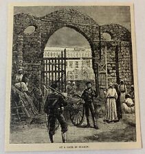 1887 magazine engraving ~ GATE IN SUAKIN, Sudan picture
