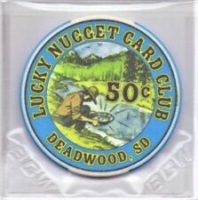 Lucky Nugget Card Club 50 Cent Gaming Chip Deadwood South Dakota As Pictured picture
