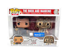 Funko Pop WWE The Rock Dwayne Johnson VS Mankind 2 Pack Walmart Exclusive NEW picture