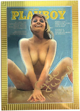 1995 Signed Playboy Chromium Cover Card ~ CYNDI WOOD AUTO ~ PMOY 1974 picture