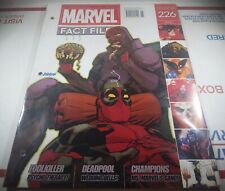 🔴🔥 MARVEL FACT FILES #226 NM- SEALED DAVE JOHNSON DEADPOOL Foolkiller OOP HTF picture