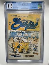 Zap Comix #1 1st Printing Charles Plymell Edition - CGC 1.8 G- picture