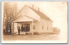 RPPC Tyler Texas TX Old House Family Real Picture Postcard Vintage picture