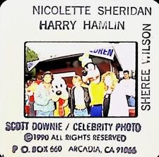 NICOLLETTE SHERIDAN & SHEREE WILSON, HARRY HAMLIN 1990 - 35MM VTG. SLIDE P.26.4 picture