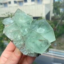 1.23LB  Natural Green Fluorite Quartz Crystal Mineral Specimen Reiki Healing picture