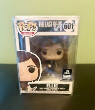 Funko Pop  Ellie #601 Last of Us Playstation Exclusive w Pop Protector picture