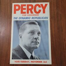 Vintage 1966 Charles H Percy Illinois Republican Senator Poster 14