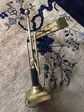 Vintage House of Troy P14-280 Piano/Desk Lamp Portable Brass Granite 22