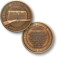 NEW U.S. Constitution Second Amendment Challenge Coin picture