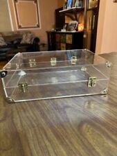 Vintage Zino Acrylic Cigar Humidor Tobacco Holds approx 75-100 cigars picture