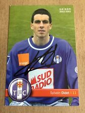 Sylvain Didot, France 🇫🇷 Toulouse FC 2002/03 hand signed picture