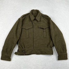 VTG Military Jacket 6 Green Canadian Battledress Coppley Noyes Randall 50s Wool picture