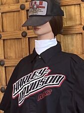Men's Classic Black Harley Davidson Shirt Size 2XL Snap Closure Very Good Cond  picture