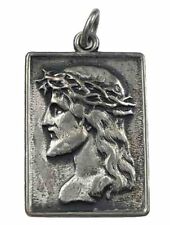 Vintage Catholic 1934 Jesus Crown Of Thorns  Religious Medal picture