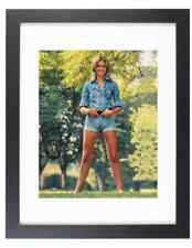 Singer Actress Olivia Newton John Pin Up Publicity 8X10 Matted Framed Photo picture