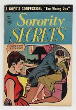 Sorority Secrets #1 VG 4.0 1954 picture