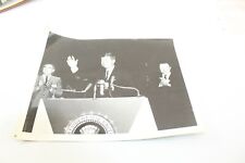 Vintage John F Kennedy Press Photo Toledo, OH 8x10 Black & White Collectible picture