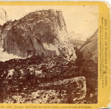 CALIFORNIA, Clouds' Rest From Nevada Fall Trail--J.P. Soule Stereoview F19 picture