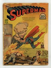 Superman #8 FR 1.0 1941 picture