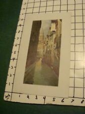 original chromolitho Print: VENEZIA - Canale del Lovo - very clean and nice picture