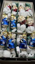 12 - VINTAGE Inge Glas OLD WORLD CHRISTMAS Retail NOS ANGEL Glass Ornaments Box picture