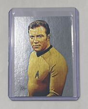 Captain Kirk Platinum Plated Limited Artist Signed Star Trek Trading Card 1/1 picture