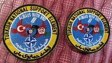 TURKISH NATIONAL SUPPORT ELEMENT . AFGHANISTAN TURKISH Army Old ex PATCHES BADGE picture
