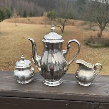 Vintage 1950s Rosenthal Teapot Sugar/Creamer 1000/1000 so Over Porcelain picture