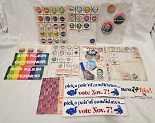 Lot 68 Richard Nixon Agnew McGovern Pres. Political Campaign Buttons Pins Tabs + picture