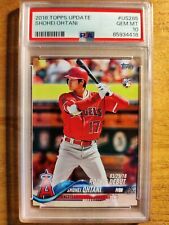 2018 TOPPS UPDATE SHOHEI OHTANI BATTING ROOKIE RC CARD GRADED GEM MINT BY PSA 10 picture
